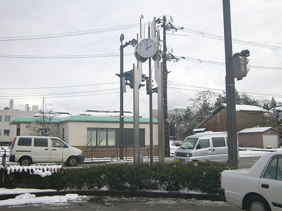 上市町駅前ロータリー/ 富山県中新川郡の画像