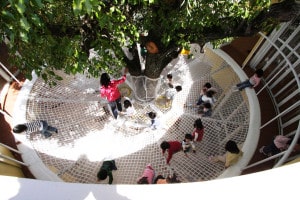 勝川幼稚園ネット遊具