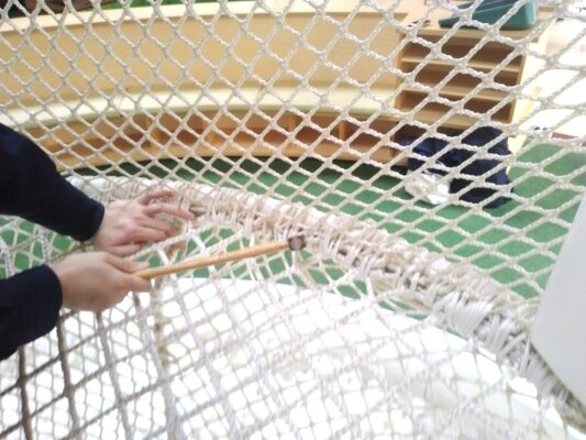 遊具点検の様子